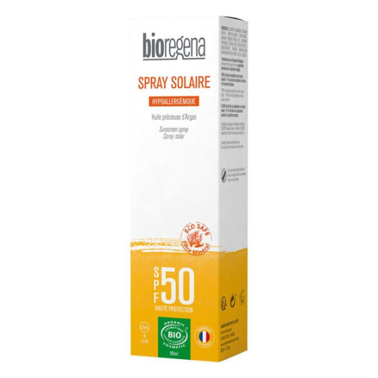 Bioregena Spray Solaire SPF50 Bio Vegan 90ml