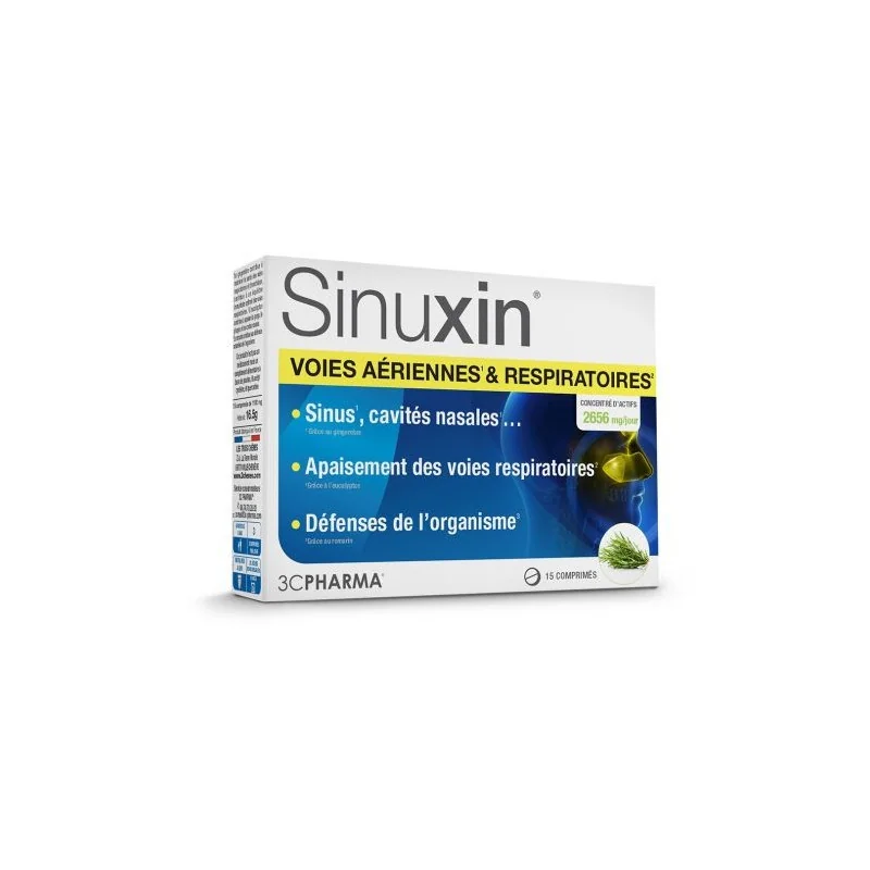 3C Pharma Sinuxin 15 Comprimés
