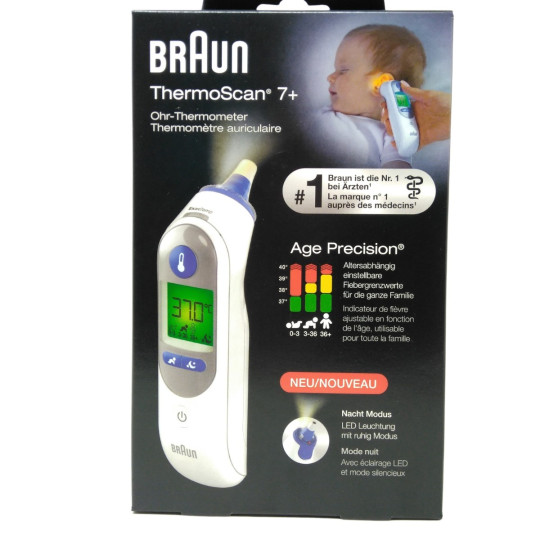 Braun Thermoscan 7+ IRT6525WE Thermomètre Auriculaire