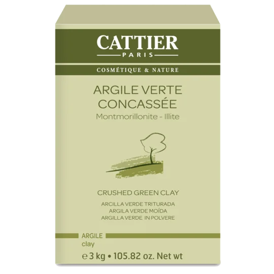 Cattier Argile Verte Concassée 3 kg.
