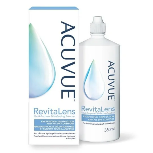 Acuvue Revitalens Solution Désinfectante Lentilles Souples 360ml