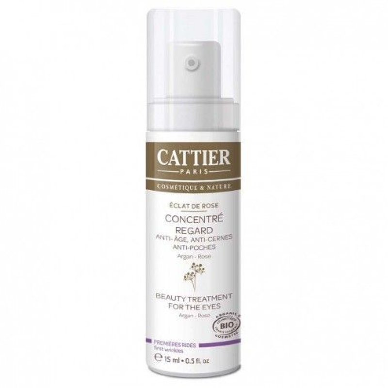Cattier Concentré Regard Eclat de Rose 15 ml.