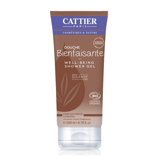 Cattier Douche Bienfaisante Parfum Crème Caramel Bio 200ml