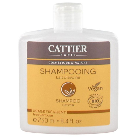 Cattier Shampooing Usage Fréquent Lait d'Avoine 250 ml.