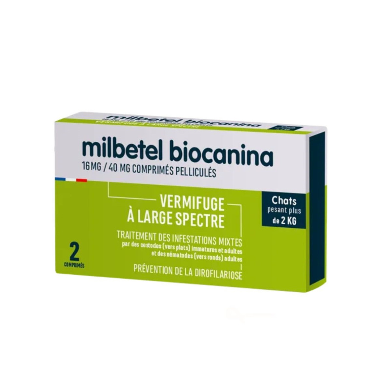 Biocanina Milbetel Vermifuge Chat +2kg