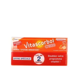 Cooper Vitascorbol C1000 Comprimés Effervescents 2X20