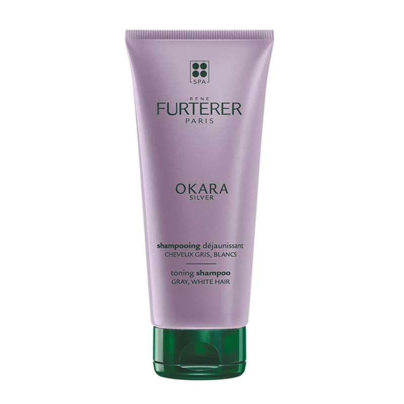 René Furterer Okara Silver Shampooing Déjaunissant Cheveux Gris Blancs