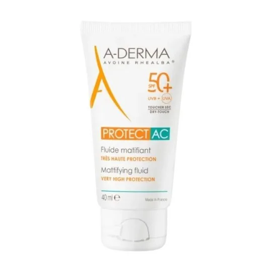 A-Derma Protect-AC SPF50+ Fluide Matifiant 40ml