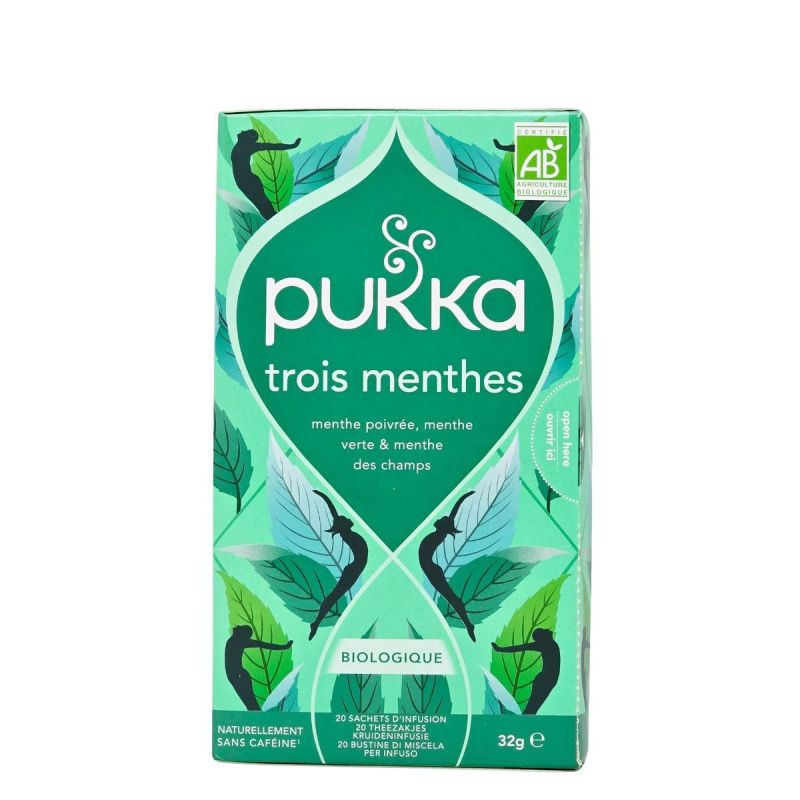 Pukka Infusion Trois Menthes Bio Sachets