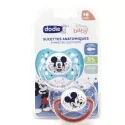 Dodie Sucettes +6 mois collection Mickey lot de 2
