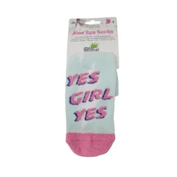 Air Plus Chaussettes Hydratantes Aloe Vera Femme Yes Girl Yes T36-41