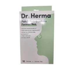 Dr.Herma 10 Patchs Anti-boutons Format Nez