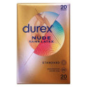Durex Nude Sans Latex 20 Préservatifs
