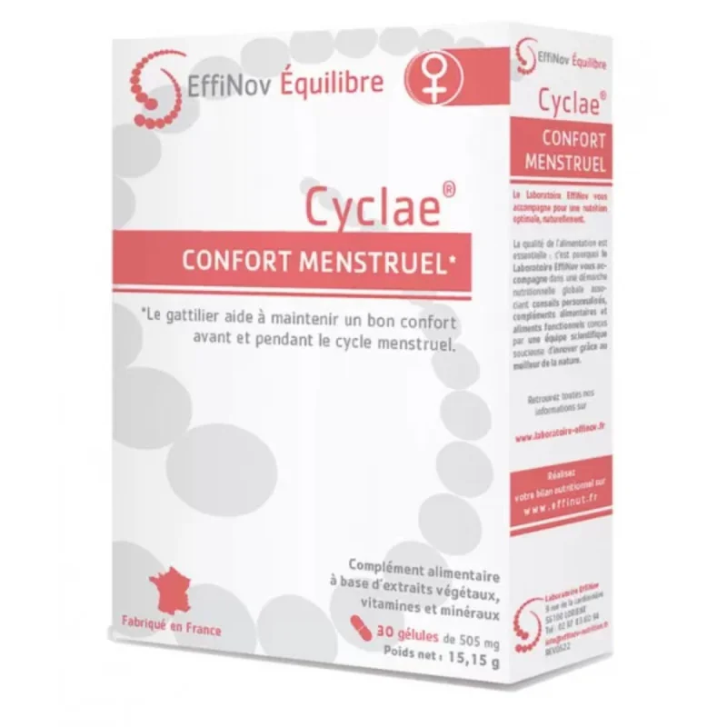 Effinov Equilibre Cyclaé Confort Menstruel 30 gélules