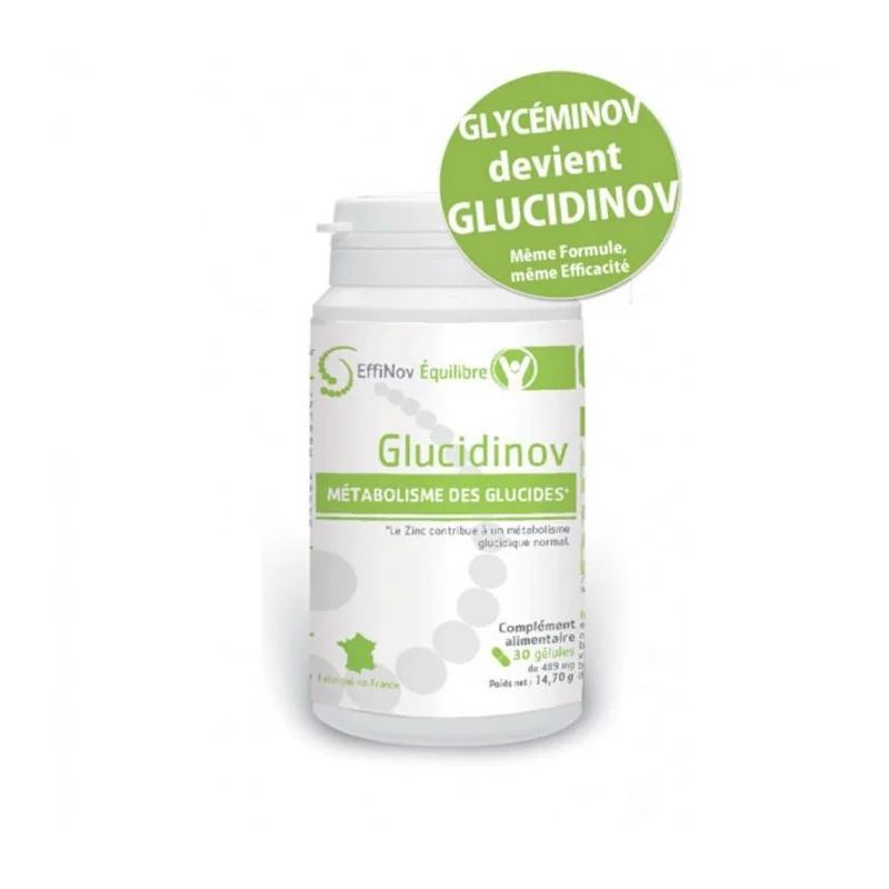 Effinov Equilibre Glucidinov 30 gélules