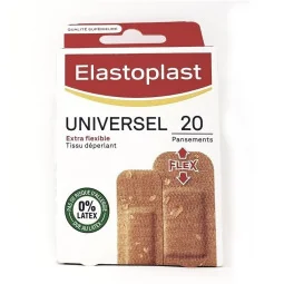 Elastoplast 20 Pansements Universel Sans latex Extra Flexible