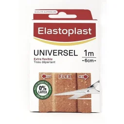Elastoplast Pansement 1mX6cm Universel Sans latex Extra Flexible