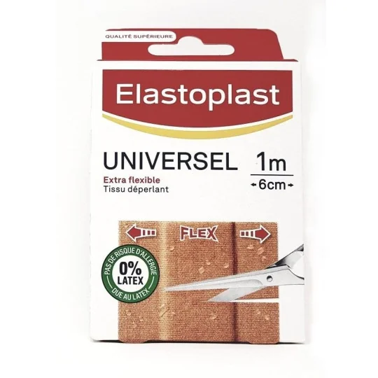 Elastoplast Pansement 1mX6cm Universel Sans latex Extra Flexible