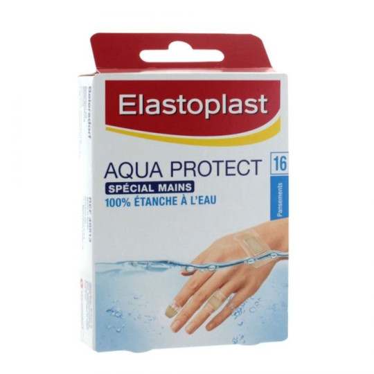 Elastoplast Pansement Aqua Protect Spécial Mains x16