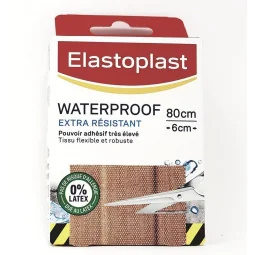 Elastoplast Pansements 80cmX6cm Waterproof Extra Resistant Sans Latex