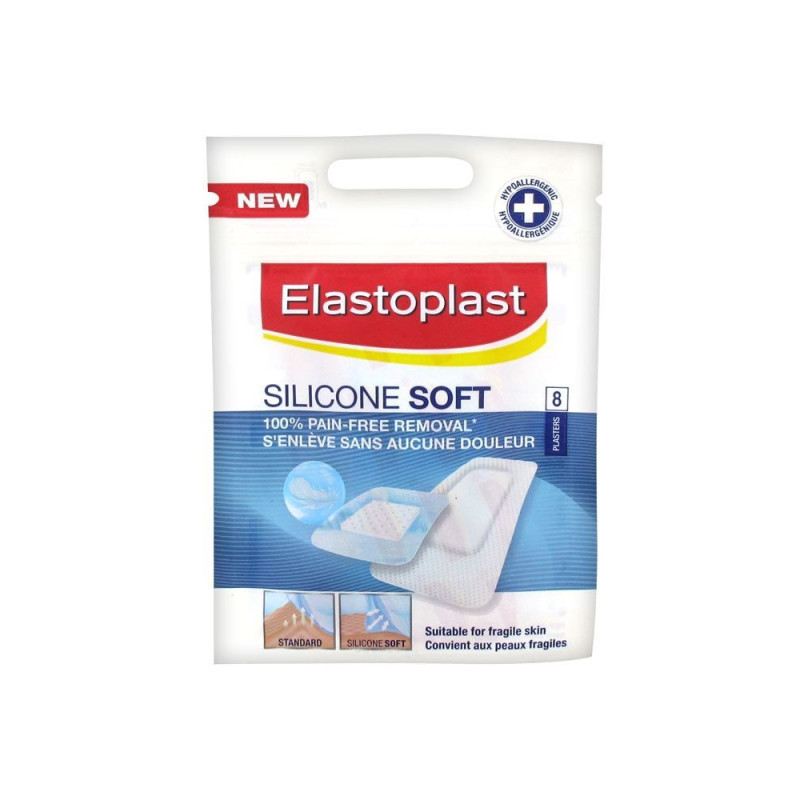 Elastoplast Pansements silicone Soft Protect X8