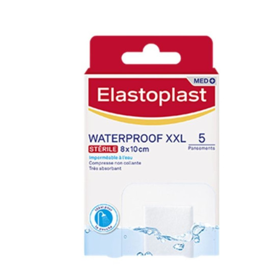 Elastoplast Waterproof XXL 5 Pansements 8X10cm