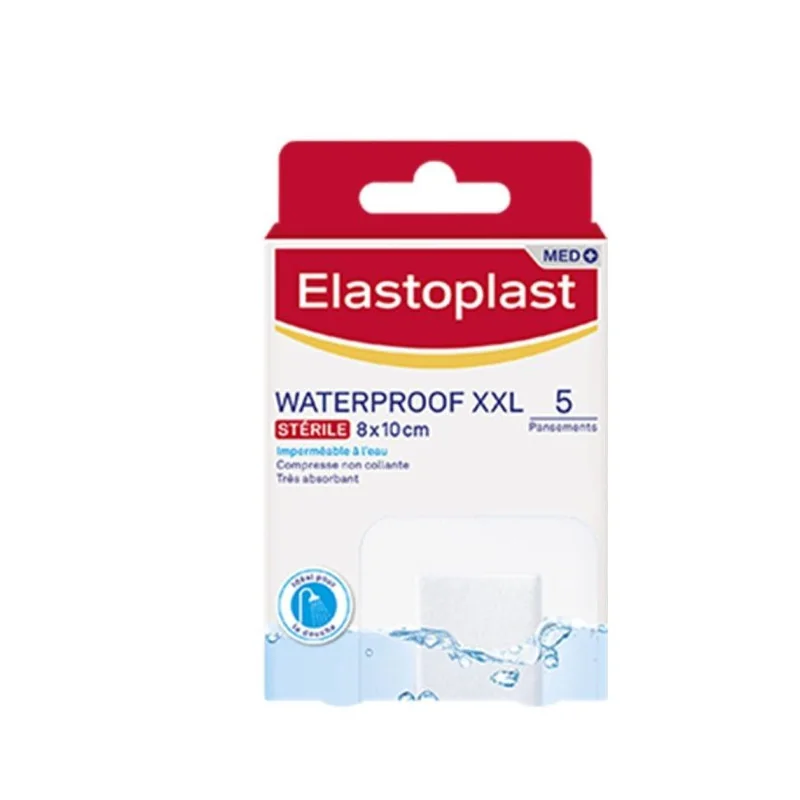 Elastoplast Waterproof XXL 5 Pansements 8X10cm