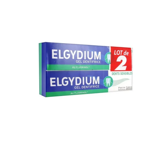 Elgydium Dentifrice Dents Sensibles Gel 2X75ml