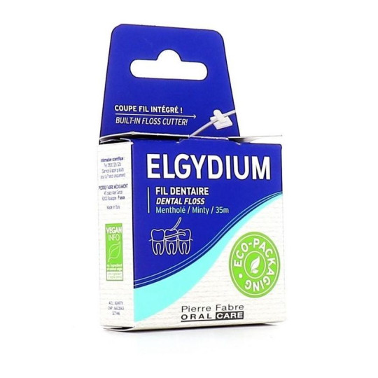 Elgydium Fil Dentaire Mentholé 35 Mètres Eco Packaging