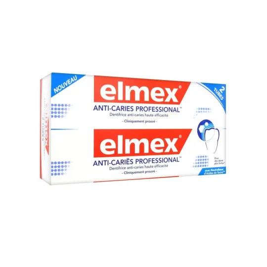 Elmex Dentifrice Anti-Caries Professional 2X75ml