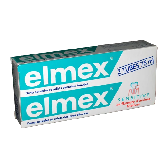 Elmex Dentifrice sensitive 2x75ml