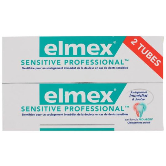 Elmex Dentifrice Sensitive Professional 2X75ml