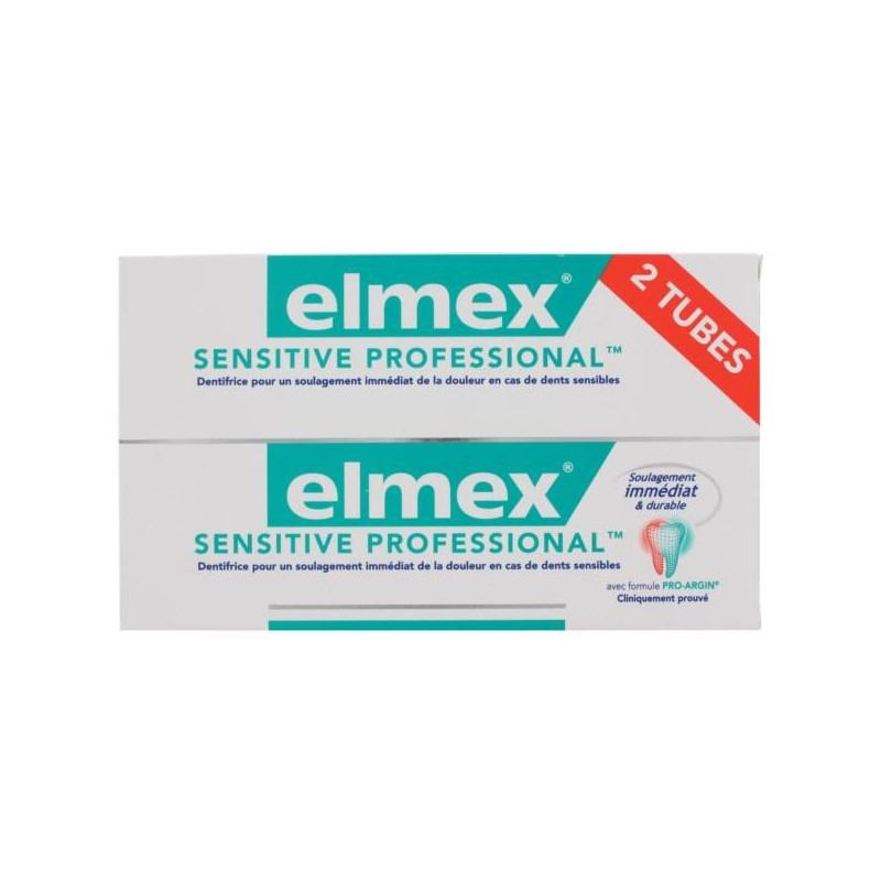 Elmex Dentifrice Sensitive Professional 2X75ml