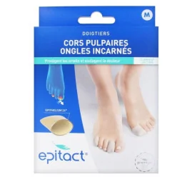 Epitact 2 Doigtiers Cors Pulpaires Ongles Incarnés Taille M (26mm)