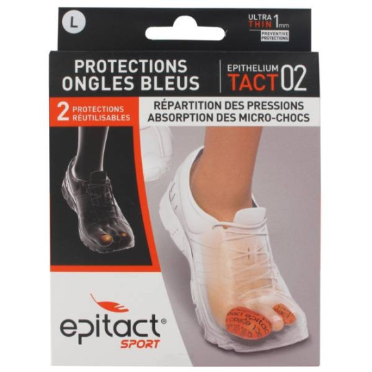 Epitact Sport Protections Ongles bleus Taille L 2 pièces