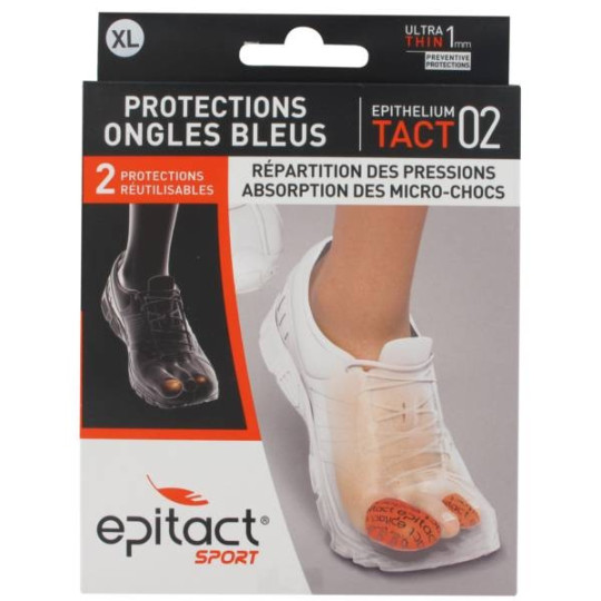 Epitact Sport Protections Ongles bleus Taille XL 2 pièces