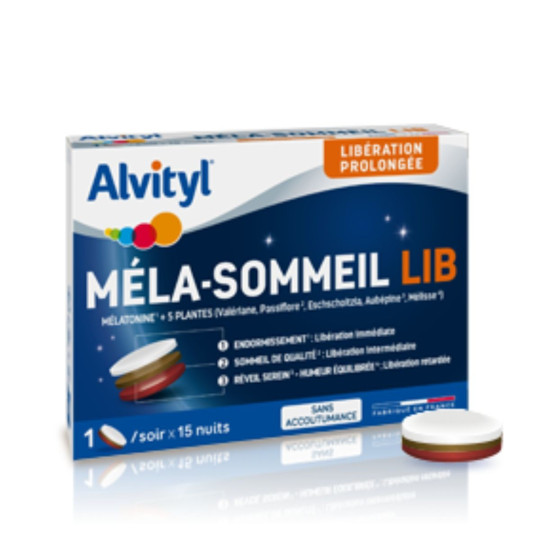 Alivtyl Méla-sommeil Lib 15 comprimés