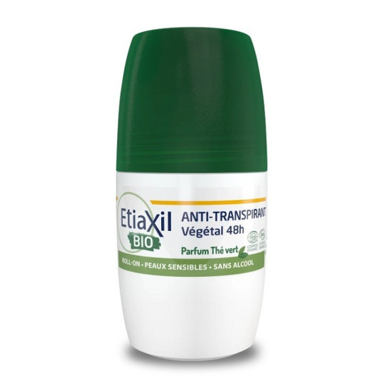Etiaxil Anti-transpirant Bio Végétal Thé Vert 48 Heures 50ml