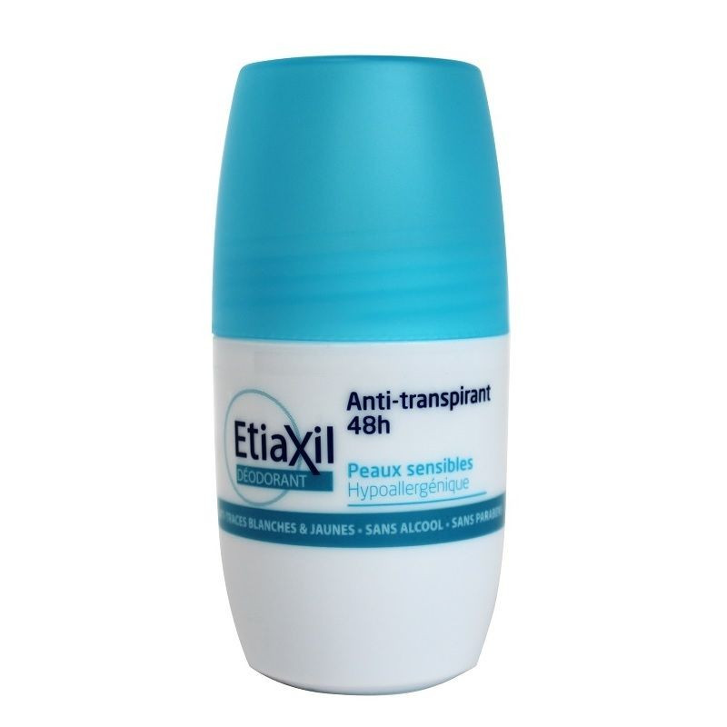 Etiaxil Déodorant Anti-Transpirant Peaux Sensibles Roll-On 50ml
