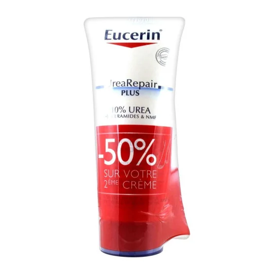 Eucerin Urea Repair Plus Crème Pieds 2X100ml -50% sur le deuxième tube