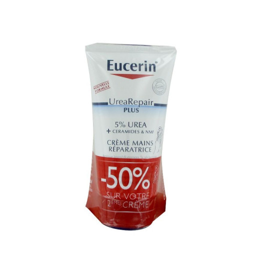 Eucerin UreaRepair Plus Crème Mains Réparatrice 2X75ml