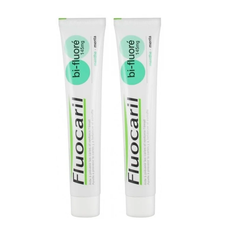 FLuocaril Dentifrice Bi-Fluoré 145mg menthe 2X75ml