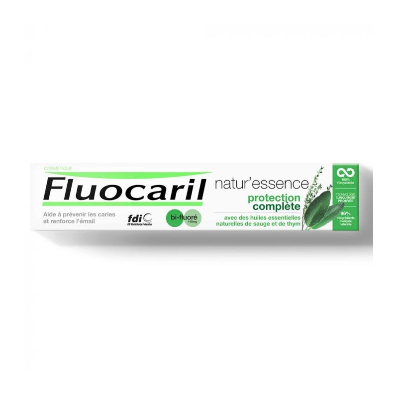 Fluocaril Dentifrice Natur'Essence Protection Complète Bi-Fuoré 75ml