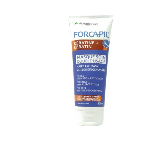Forcapil Kératine + Masque Soin Double Usage 200ml