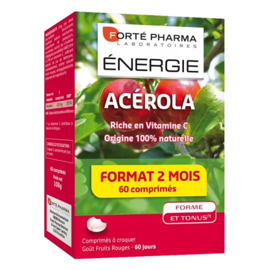 Forte Pharma Energie Acerola 60 comprimés