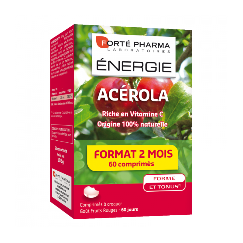 Forte Pharma Energie Acerola 60 comprimés