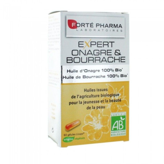 Forte Pharma Expert Onagre et Bourrache 60 gélules licaps BIO