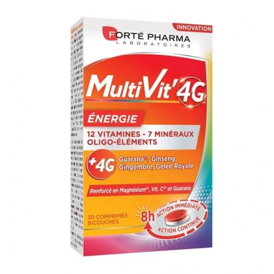 Forte Pharma Forté Multivit' 4G Energie 30 Comprimés