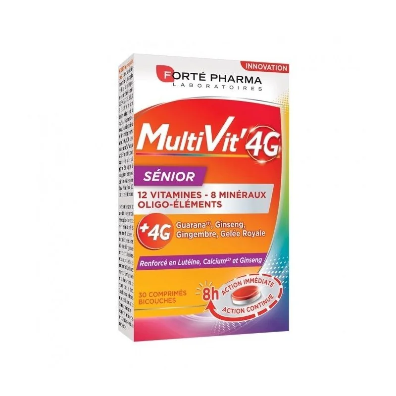 Forte Pharma Forté Multivit' 4G Sénior 30 Comprimés