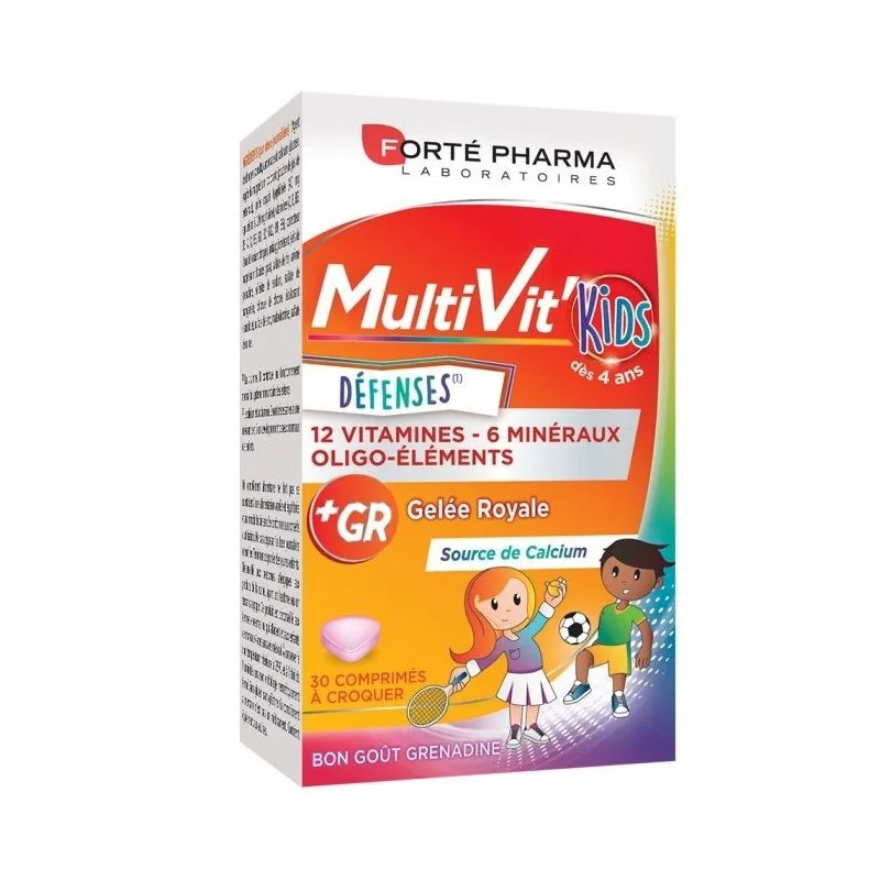 Forté Pharma Forté Multivit' Kids 30 Comprimés A Croquer